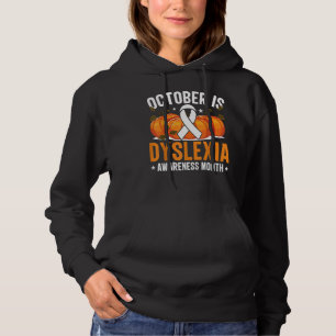 Dyslexie maand is vriendelijkheid zaken is dag hoodie