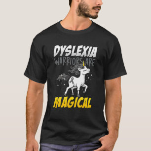 Dyslexie Magische Unicorn Learning Disability Dysl T-shirt