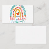 Dyslexie Rainbow-verbinding over Nalevingsniveau T Visitekaartje (Voorkant / Achterkant)