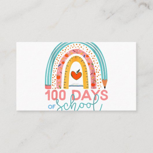 Dyslexie Rainbow-verbinding over Nalevingsniveau T Visitekaartje (Voorkant)