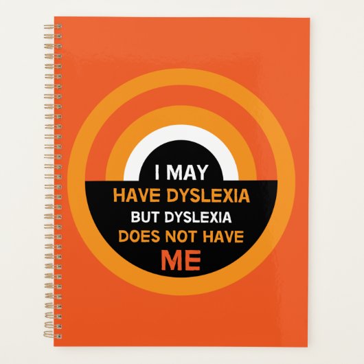 Dyslexie | Steun | Mok Dyslexische Gifts Planner (Voorkant)