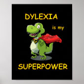 dyslexie superkracht poster (Voorkant)