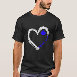 Dyslexie Teacher Therapist Heart Dyslexic Therapy T-shirt
