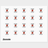 Dyslexie van de wereld Leven grappig Dyslexie Gift Hart Sticker (Vel)