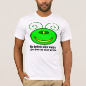 Dyslexische Alien: Alan Probe T-shirt (Voorkant)