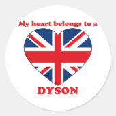 Dyson Ronde Sticker (Voorkant)