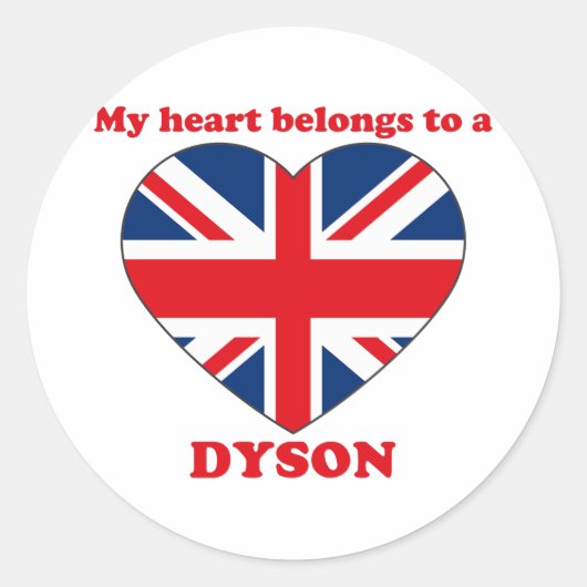 Dyson Ronde Sticker (Voorkant)