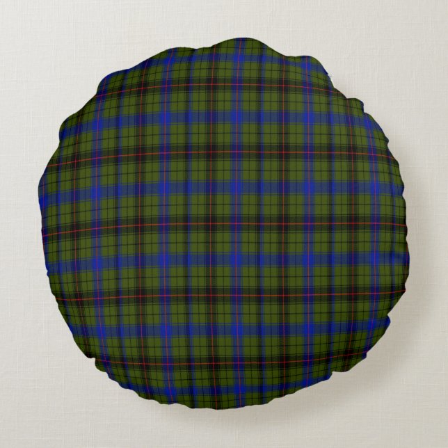 Dyson Scottish Tartan Pillow Rond Kussen (Achterkant)