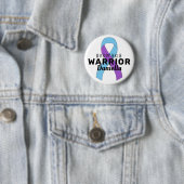 Dyspraxia Lint Witte Knop Ronde Button 5,7 Cm (In situ)