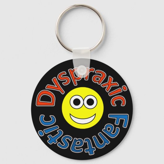 Dyspraxic Fantastic Keyring Sleutelhanger (Voorkant)