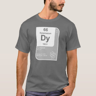 Dysprosium (Dy) T-shirt