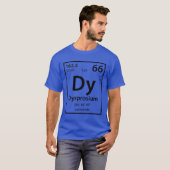 Dysprosium Element (zwart) T-shirt (Voorkant volledig)