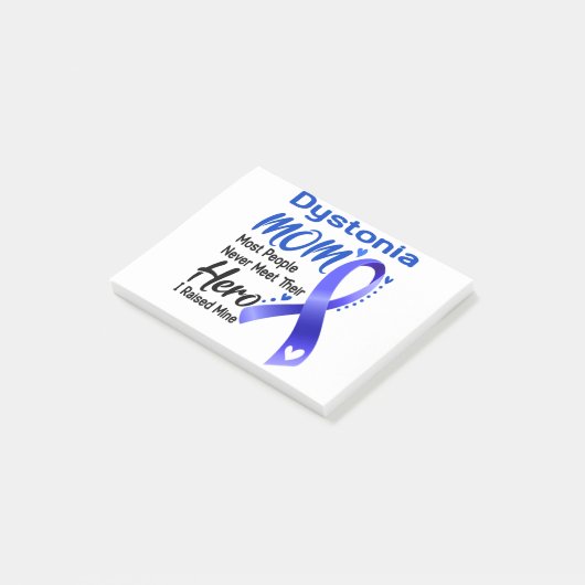 Dystonia Awareness Month Ribbon Gifts Post-it® Notes (Schuin)