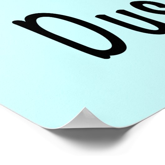 Dystonia Awareness Ribbon of Hope Poster (Hoek)