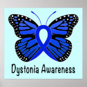 Dystonia Awareness Ribbon of Hope Poster (Voorkant)