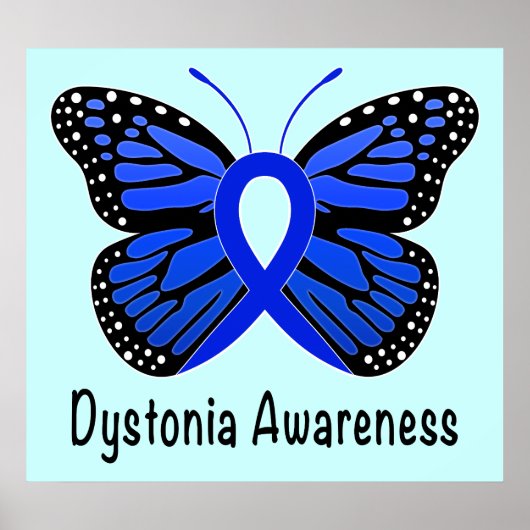 Dystonia Awareness Ribbon of Hope Poster (Voorkant)