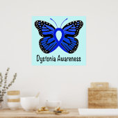 Dystonia Awareness Ribbon of Hope Poster (Keuken)