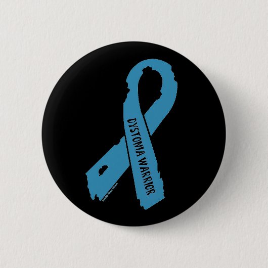 DYSTONIA WARRIOR torn lint Ronde Button 5,7 Cm (Voorkant)