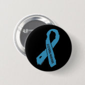 DYSTONIA WARRIOR torn lint Ronde Button 5,7 Cm (Voorkant /achterkant)