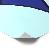 Dystonie Bewustheid Lint met vleugels Poster (Hoek)