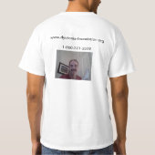 Dystonie bewustwording t-shirt (Achterkant)