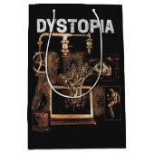Dystopia - Techno-Dystopian Streetwear Design Medium Cadeauzakje (Voorkant)