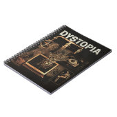 Dystopia - Techno-Dystopian Streetwear Design Notitieboek (Linkerzijde)