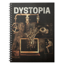 Dystopia - Techno-Dystopian Streetwear Design Notitieboek