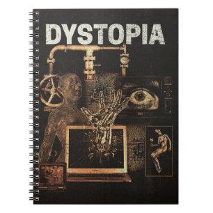 Dystopia - Techno-Dystopian Streetwear Design Notitieboek