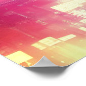 Dystopian Cyberpunk City Poster (Hoek)