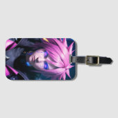 Dystopian Cyberpunk Sci-Fi Future Street Punk 01 D Bagagelabel (Voorkant (horizontaal))