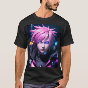 Dystopian Cyberpunk Sci-Fi Future Street Punk 01 T-shirt