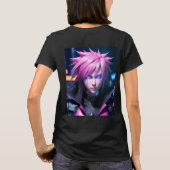 Dystopian Cyberpunk Sci-Fi Future Street Punk 01 T-shirt (Achterkant)