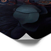 Dystopian Robot & Planten Poster (Hoek)