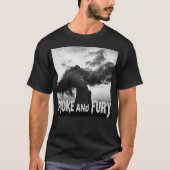 Dystopian Rock Black Oil Rig T-shirt (Voorkant)