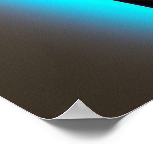 Dystopian Vrouw met Rainbow Mohawk Ai Art Poster (Hoek)