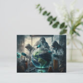 Dystopian World Experiment - Concept Art - Fantasy Briefkaart (Staand voorkant)