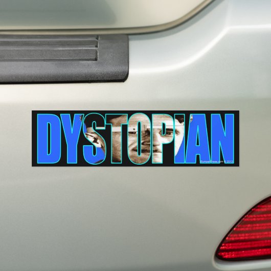 Dystopische Bumpersticker (Op auto)