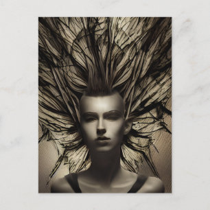 Dystopische etherische surrealistische Abstracte v Briefkaart