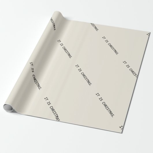 Dystopische kerst cadeaupapier (Uitgerold)