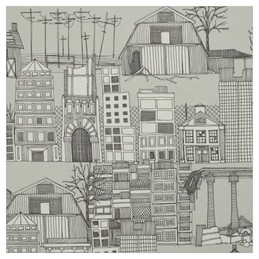 dystopische mono stof (Swatch)