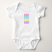 DZD Baby Jumper - Classic 80's Retro Romper (Voorkant)