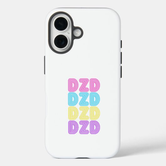 DZD iPhone 16 Hoesje - Classic 80's Retro (Achterkant)