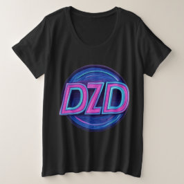 DZD Logo 80's thema-Shirt Grote Maat T-shirt