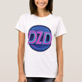 DZD Logo 80's thema vrouwen T-shirt (Voorkant)