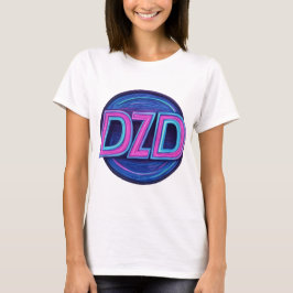 DZD Logo 80's thema vrouwen T-shirt