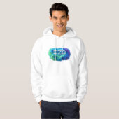 DZD Logo wervelende kleuren Hoodie (Voorkant volledig)