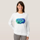 DZD Logo wervelende kleuren T-shirt (Voorkant volledig)