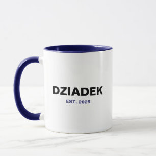 Dziadek est. 2025 - Het perfecte cadeau voor opa Mok