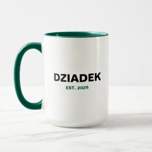 "Dziadek" Est. 2025 - Het perfecte cadeau voor opa Mok